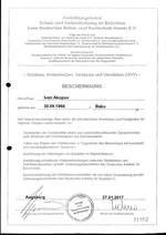 SIVV Bescheinigung (Ivan Akopov)